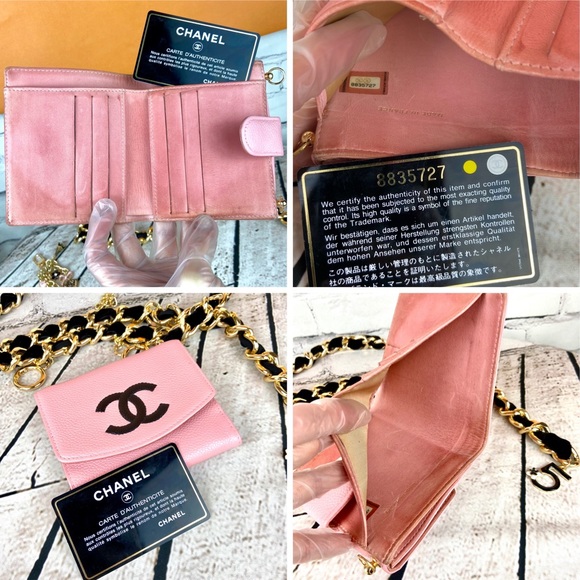 Chanel compact wallet crossbody or belt chain bum bag with keychain bag charm - Picture 14 of 16